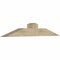 Ekena Millwork Portland Rough Sawn Timber Gable Bracket, Douglas Fir, 60"W x 10"H x 6"D x 6"F, 4/12 Pitch GBW060X10X0606POR00RDF - alternate 2